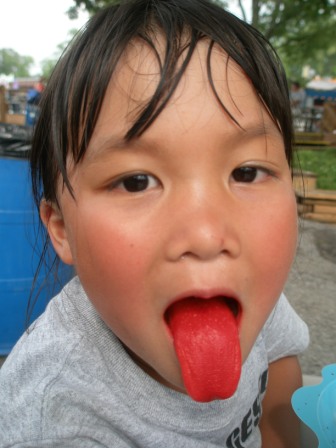 Kasen with Sno-Cone tongue